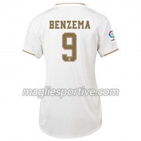 Completo Calcio Real Madrid Karim Benzema 9 Donna Divisa Prima 2019/2020
